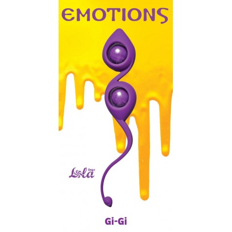 Фиолетовые вагинальные шарики Emotions Gi-Gi